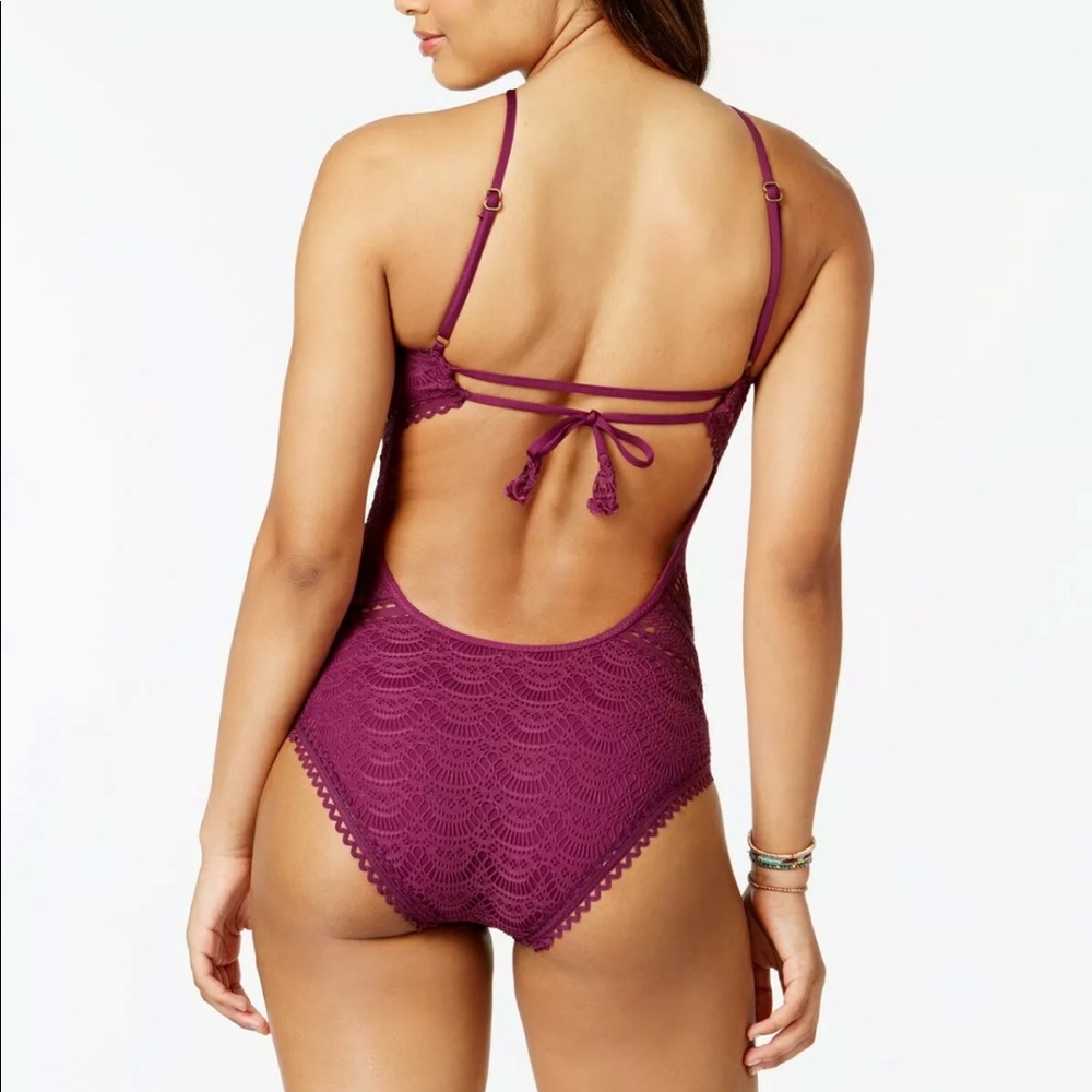 Becca Colorplay High Neck One Piece Swimsuit - Picture 3 of 6